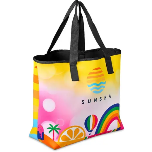 Hoppla Boulders Neoprene Beach Bag Branded